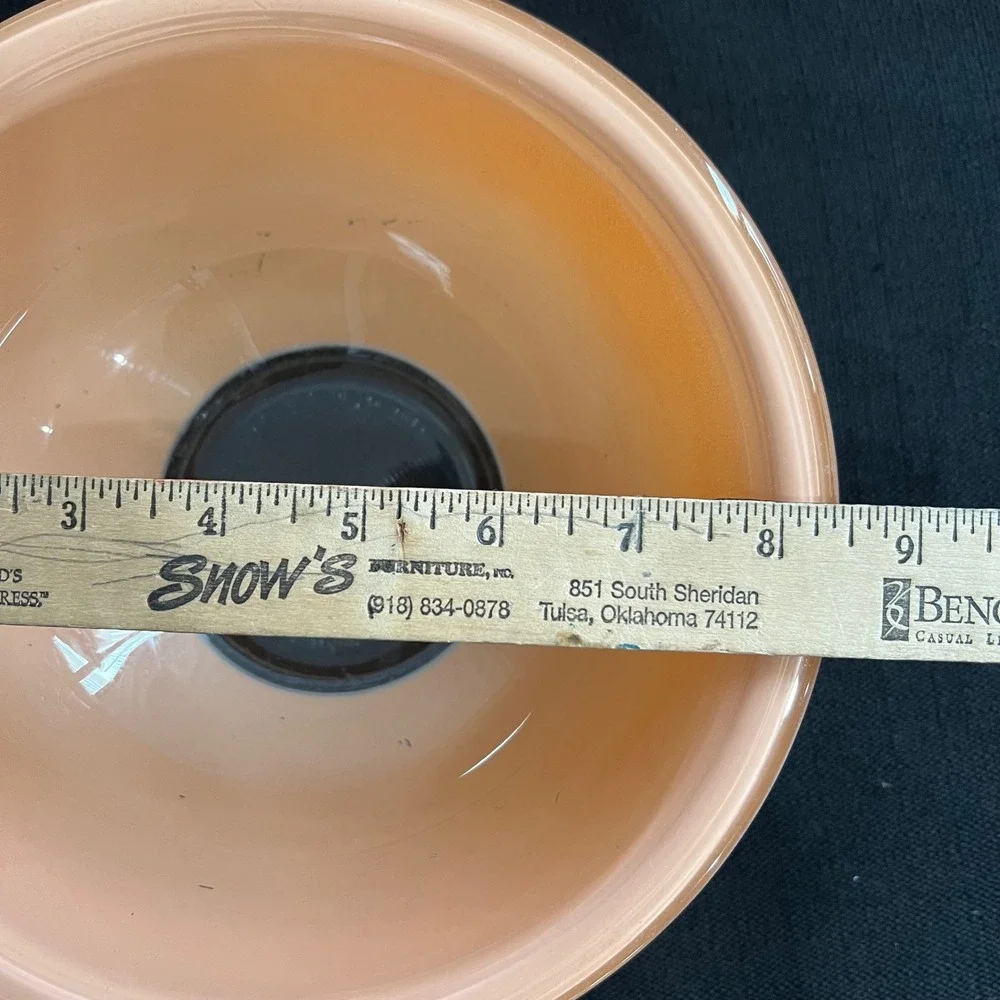 Vintage Pyrex Primary Colors Nesting Mixing Bowl Set 3 Blue Green Peach 400